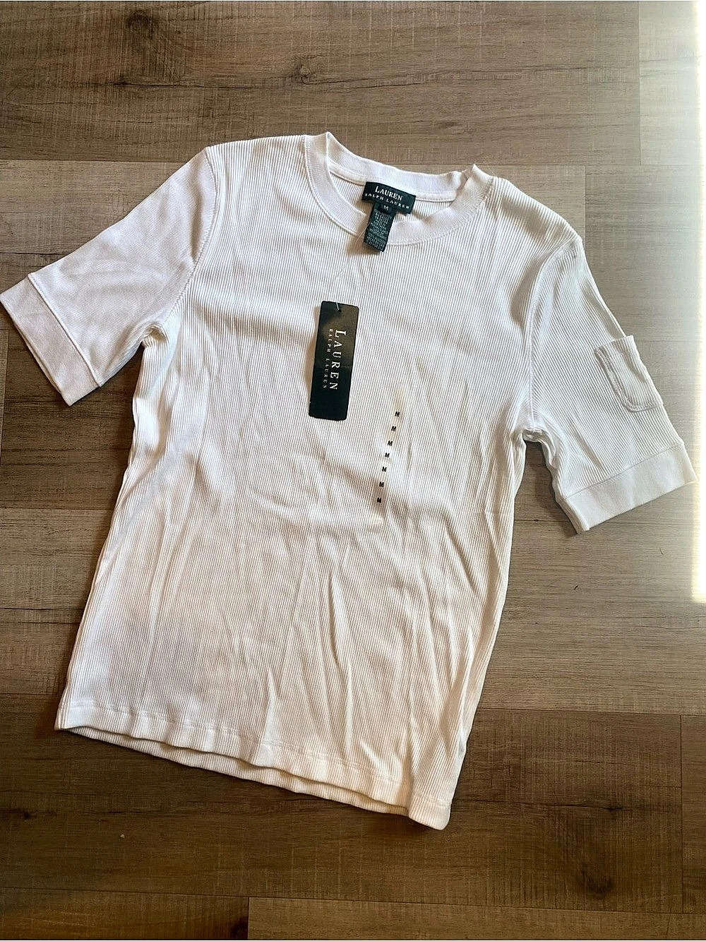Vintage Lauren Ralph Lauren Ribbed Short Sleeve Tee